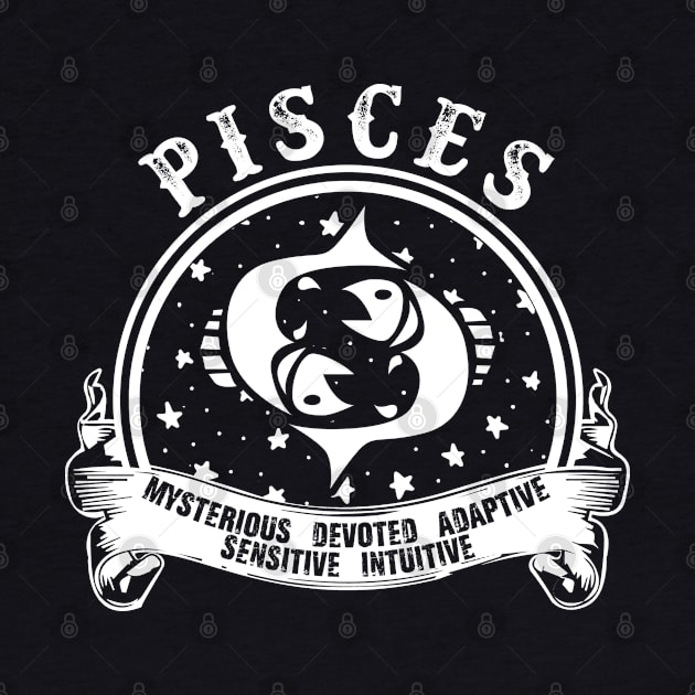 Pisces Astrology Sign by SublimeDesign